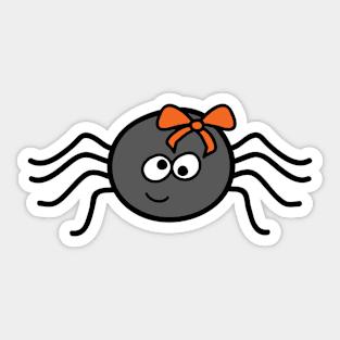 Cute Female Spider Sticker